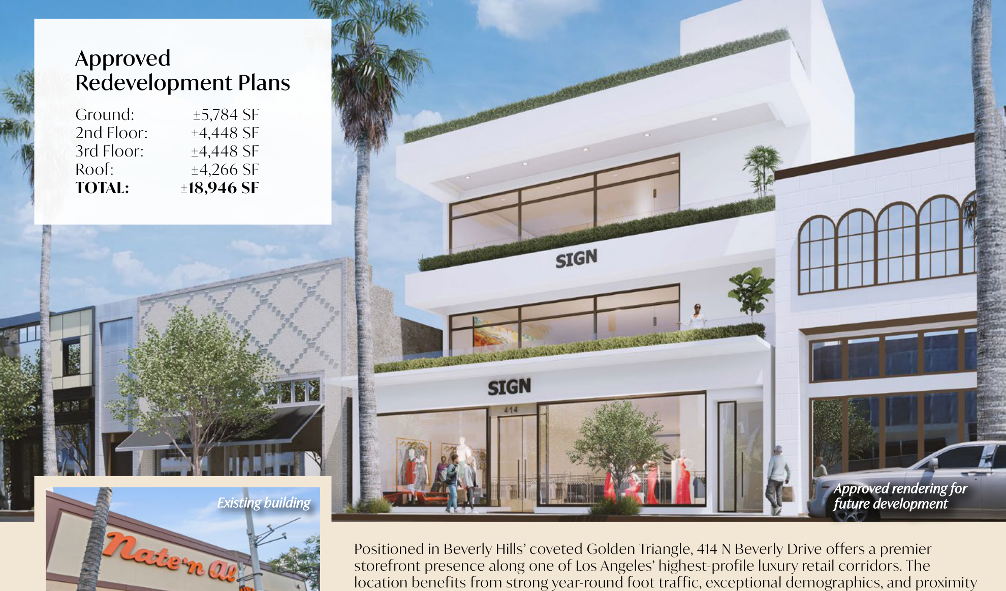 Approved rendering for future development